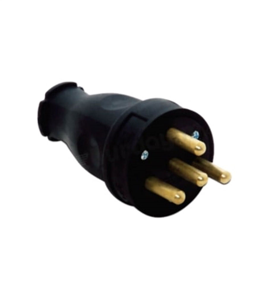 M-TF 3X25 TRİFAZE KAUÇUK FİŞ(ERKEK)