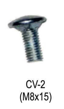 M8*15mm BOMBE BAŞLI CİVATA