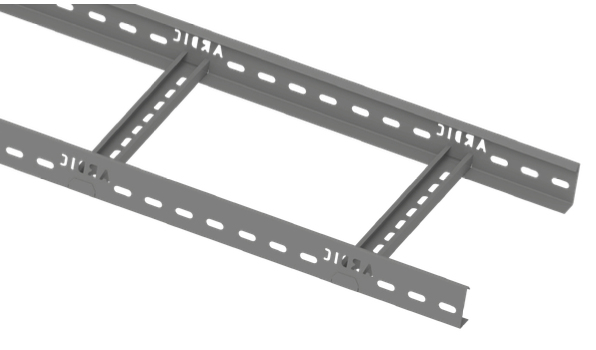 400/40mm  M   SERİ  KABLO MERDİVENİ  1,0mm SERİSİ  L: 3000mm ( 10 BASAMAKLI ) PREGALVANİZ 