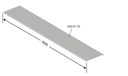 100mm KANAL KAPAĞI 0,80mm   ((  ÜRÜN BOYLARI   L: 3000mm DİR. ) (SICAK DALDIRMA)
