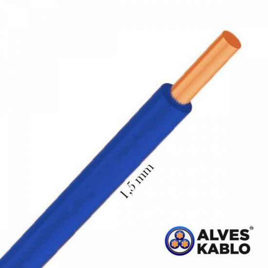 ALVES 1,5 MM NYA KABLO MAVİ 