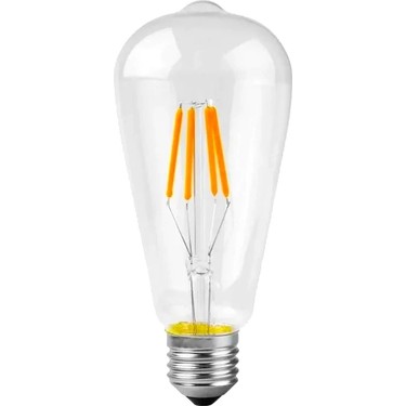 8W EDİSON  LED AMPUL (ST-64)(GÜNIŞIĞI)