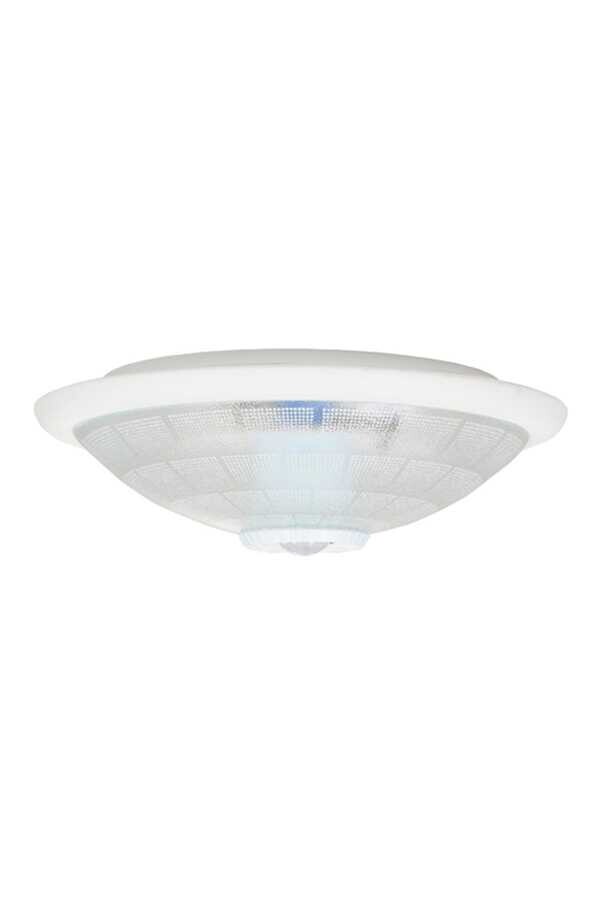 TIO SENSORLU TAVAN ARM. 2X--W SIVAUSTU -  DEKORATIF CAM E27 ST 9016 IP20