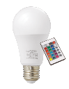 9W RGB AMPUL (UZAKTAN KUMANDALI)(RGB)